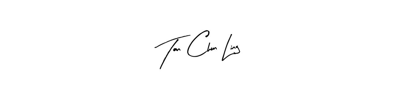The best way (Arty Signature) to make a short signature is to pick only two or three words in your name. The name Tan Chun Ling include a total of six letters. For converting this name. Tan Chun Ling signature style 8 images and pictures png