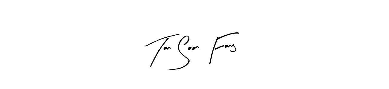 Use a signature maker to create a handwritten signature online. With this signature software, you can design (Arty Signature) your own signature for name Tan Soon Fang. Tan Soon Fang signature style 8 images and pictures png