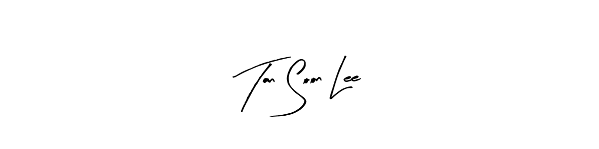 Arty Signature is a professional signature style that is perfect for those who want to add a touch of class to their signature. It is also a great choice for those who want to make their signature more unique. Get Tan Soon Lee name to fancy signature for free. Tan Soon Lee signature style 8 images and pictures png