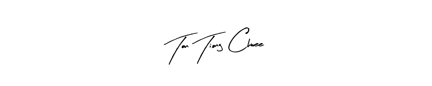 How to make Tan Tiong Chwee name signature. Use Arty Signature style for creating short signs online. This is the latest handwritten sign. Tan Tiong Chwee signature style 8 images and pictures png