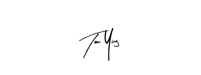 Arty Signature is a professional signature style that is perfect for those who want to add a touch of class to their signature. It is also a great choice for those who want to make their signature more unique. Get Tan Ying name to fancy signature for free. Tan Ying signature style 8 images and pictures png