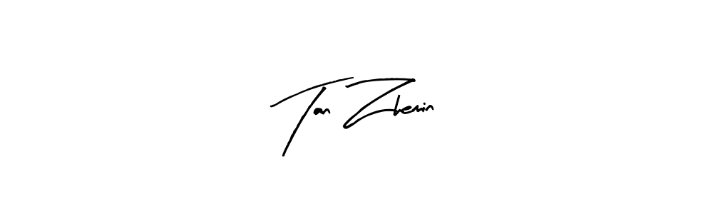 Use a signature maker to create a handwritten signature online. With this signature software, you can design (Arty Signature) your own signature for name Tan Zhemin. Tan Zhemin signature style 8 images and pictures png