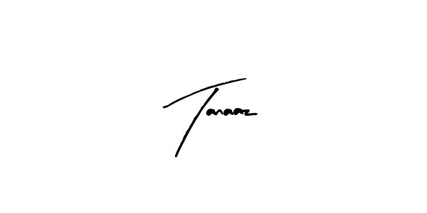 Arty Signature is a professional signature style that is perfect for those who want to add a touch of class to their signature. It is also a great choice for those who want to make their signature more unique. Get Tanaaz name to fancy signature for free. Tanaaz signature style 8 images and pictures png