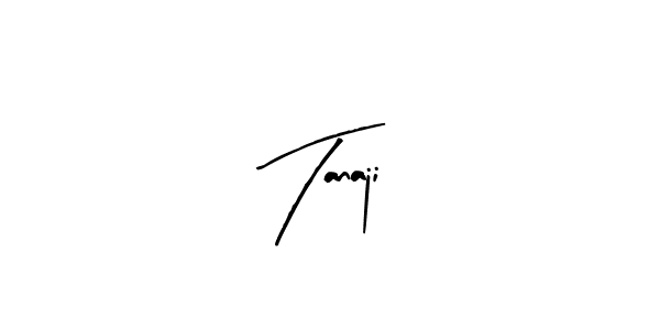 Design your own signature with our free online signature maker. With this signature software, you can create a handwritten (Arty Signature) signature for name Tanaji. Tanaji signature style 8 images and pictures png