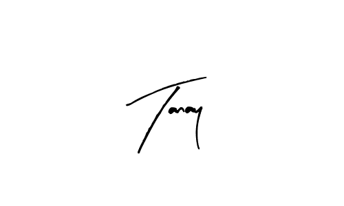 Use a signature maker to create a handwritten signature online. With this signature software, you can design (Arty Signature) your own signature for name Tanay. Tanay signature style 8 images and pictures png
