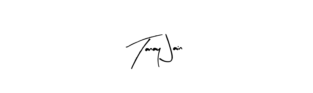 Make a beautiful signature design for name Tanay Jain. With this signature (Arty Signature) style, you can create a handwritten signature for free. Tanay Jain signature style 8 images and pictures png