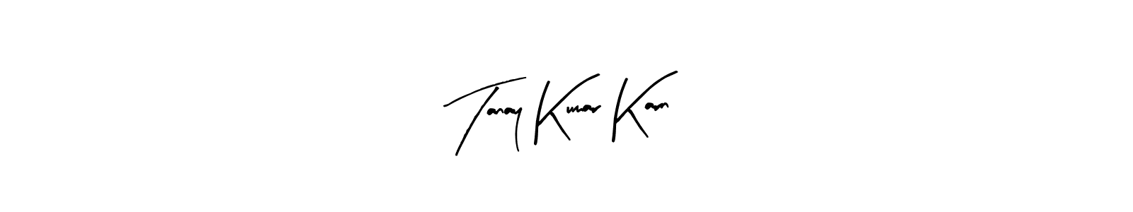 Tanay Kumar Karn stylish signature style. Best Handwritten Sign (Arty Signature) for my name. Handwritten Signature Collection Ideas for my name Tanay Kumar Karn. Tanay Kumar Karn signature style 8 images and pictures png