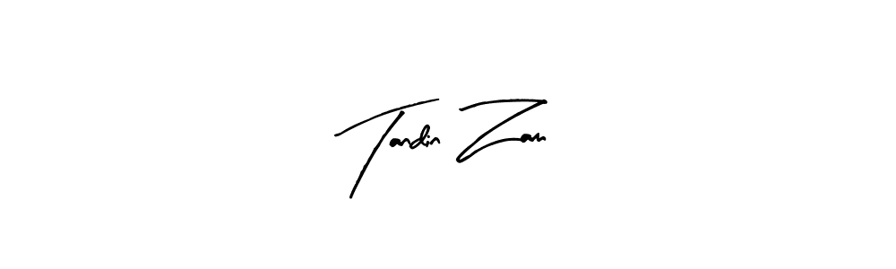 The best way (Arty Signature) to make a short signature is to pick only two or three words in your name. The name Tandin Zam include a total of six letters. For converting this name. Tandin Zam signature style 8 images and pictures png