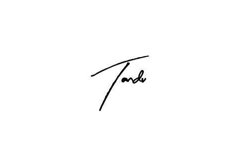 Design your own signature with our free online signature maker. With this signature software, you can create a handwritten (Arty Signature) signature for name Tandu. Tandu signature style 8 images and pictures png