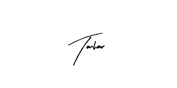 How to make Tanhar name signature. Use Arty Signature style for creating short signs online. This is the latest handwritten sign. Tanhar signature style 8 images and pictures png