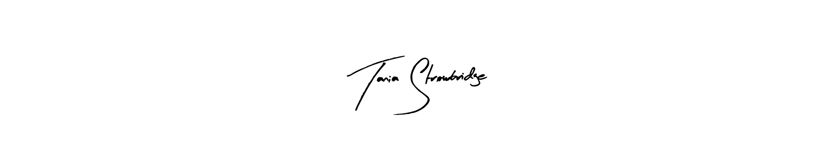 Use a signature maker to create a handwritten signature online. With this signature software, you can design (Arty Signature) your own signature for name Tania Strowbridge. Tania Strowbridge signature style 8 images and pictures png