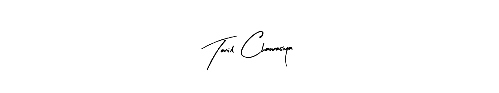 Create a beautiful signature design for name Tanil Chaurasiya. With this signature (Arty Signature) fonts, you can make a handwritten signature for free. Tanil Chaurasiya signature style 8 images and pictures png