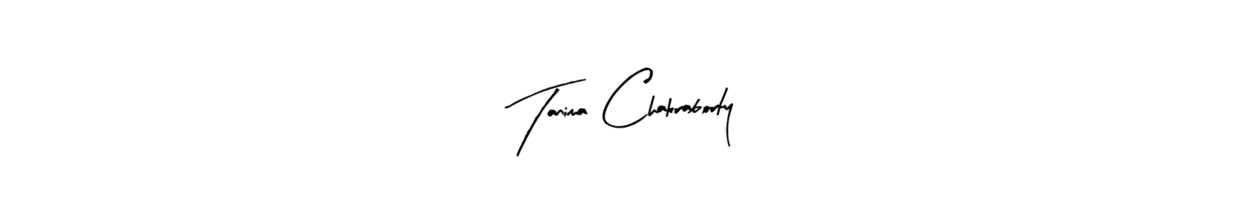 How to make Tanima Chakraborty signature? Arty Signature is a professional autograph style. Create handwritten signature for Tanima Chakraborty name. Tanima Chakraborty signature style 8 images and pictures png