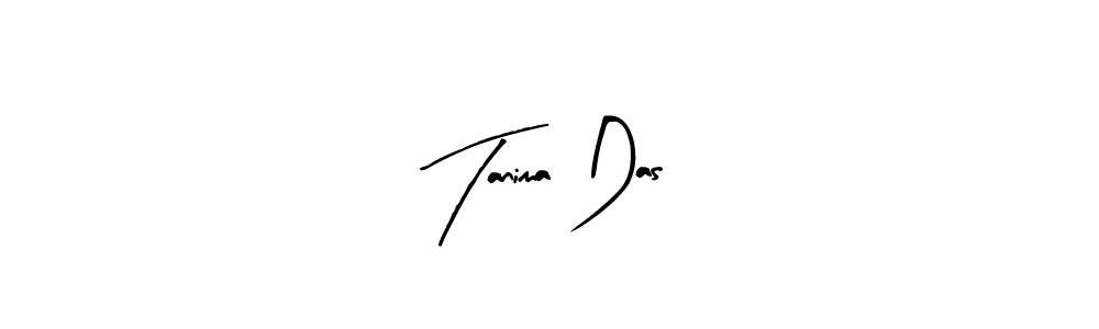 Arty Signature is a professional signature style that is perfect for those who want to add a touch of class to their signature. It is also a great choice for those who want to make their signature more unique. Get Tanima Das name to fancy signature for free. Tanima Das signature style 8 images and pictures png