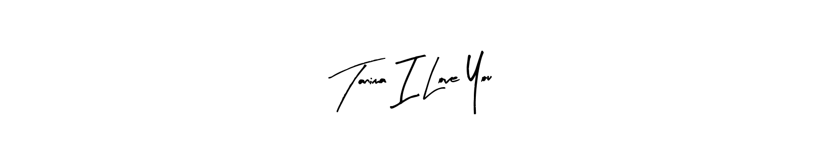 Design your own signature with our free online signature maker. With this signature software, you can create a handwritten (Arty Signature) signature for name Tanima I Love You. Tanima I Love You signature style 8 images and pictures png
