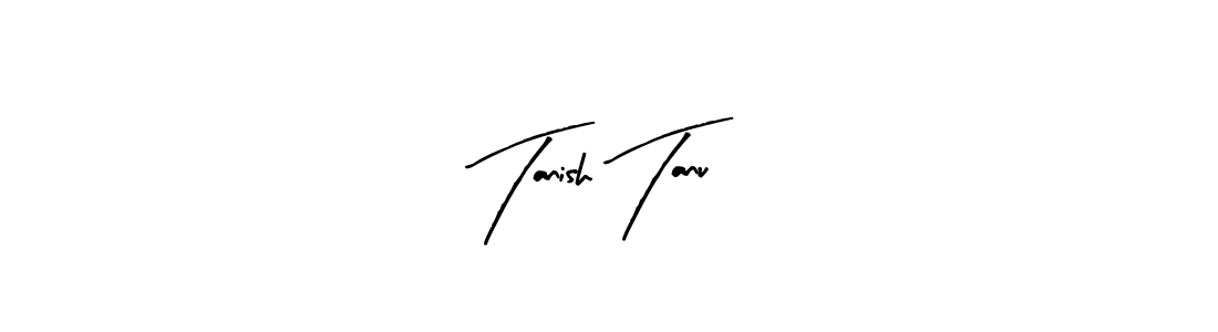 Make a beautiful signature design for name Tanish Tanu. With this signature (Arty Signature) style, you can create a handwritten signature for free. Tanish Tanu signature style 8 images and pictures png