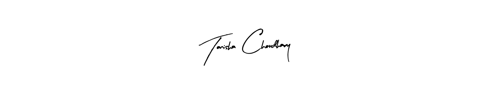 How to make Tanisha Choudhary signature? Arty Signature is a professional autograph style. Create handwritten signature for Tanisha Choudhary name. Tanisha Choudhary signature style 8 images and pictures png