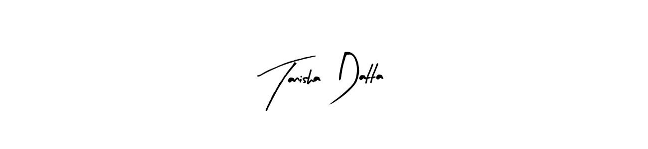 Also You can easily find your signature by using the search form. We will create Tanisha Datta name handwritten signature images for you free of cost using Arty Signature sign style. Tanisha Datta signature style 8 images and pictures png