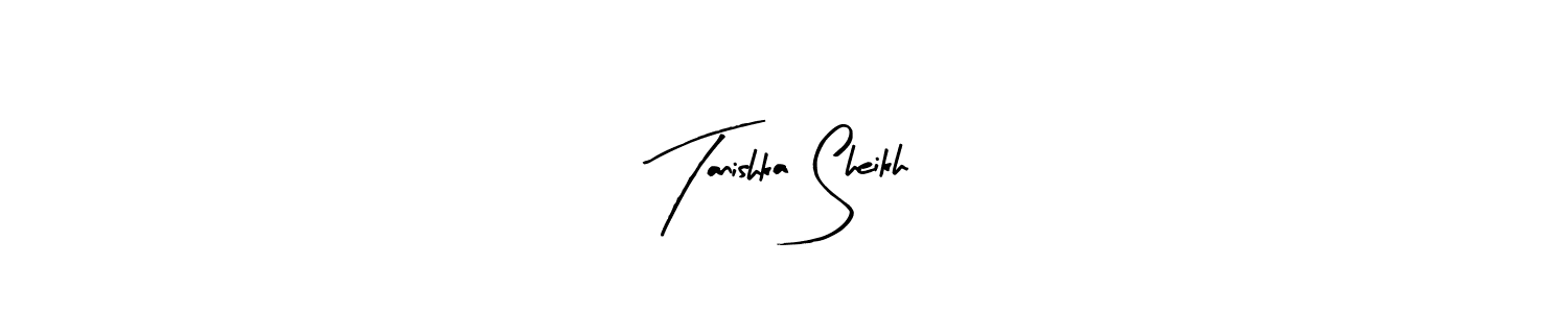 This is the best signature style for the Tanishka Sheikh name. Also you like these signature font (Arty Signature). Mix name signature. Tanishka Sheikh signature style 8 images and pictures png