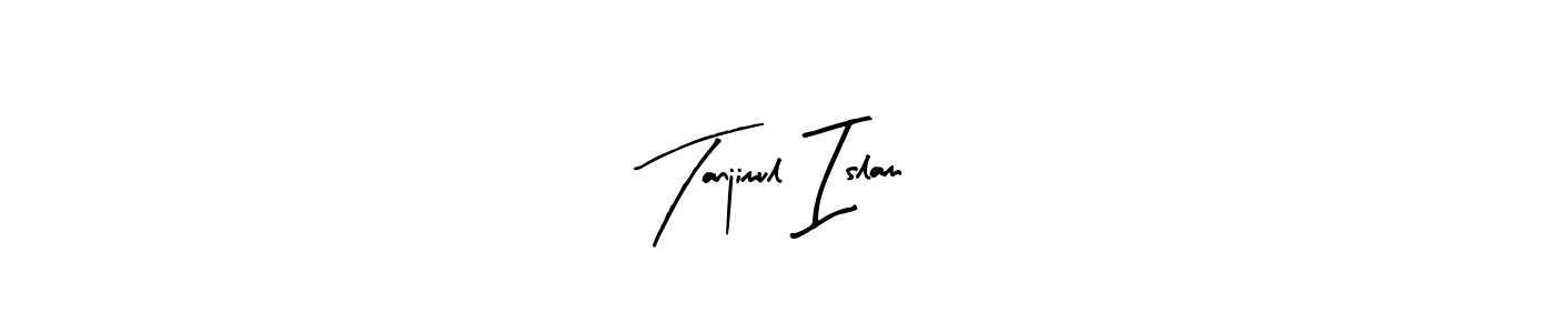 Design your own signature with our free online signature maker. With this signature software, you can create a handwritten (Arty Signature) signature for name Tanjimul Islam. Tanjimul Islam signature style 8 images and pictures png