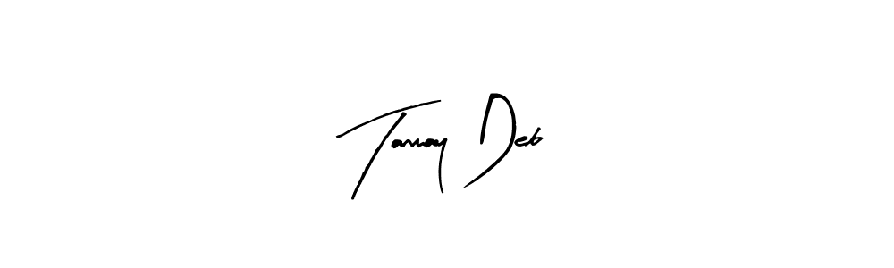 Tanmay Deb stylish signature style. Best Handwritten Sign (Arty Signature) for my name. Handwritten Signature Collection Ideas for my name Tanmay Deb. Tanmay Deb signature style 8 images and pictures png