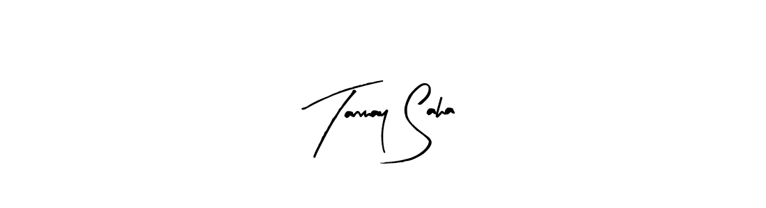 Similarly Arty Signature is the best handwritten signature design. Signature creator online .You can use it as an online autograph creator for name Tanmay Saha. Tanmay Saha signature style 8 images and pictures png