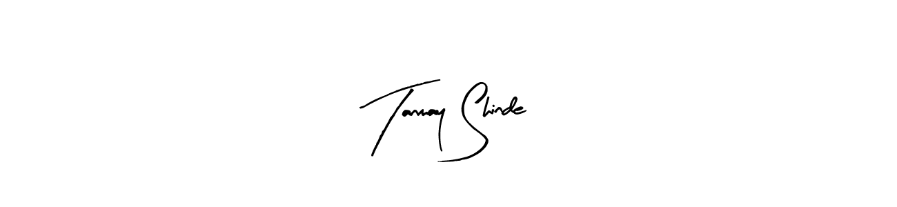 Similarly Arty Signature is the best handwritten signature design. Signature creator online .You can use it as an online autograph creator for name Tanmay Shinde. Tanmay Shinde signature style 8 images and pictures png