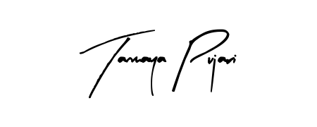 Achieve flawless digital penmanship with Tanmaya Pujari name in Arty Signature font. The perfect tool for creating online signatures. Tanmaya Pujari signature style 8 images and pictures png