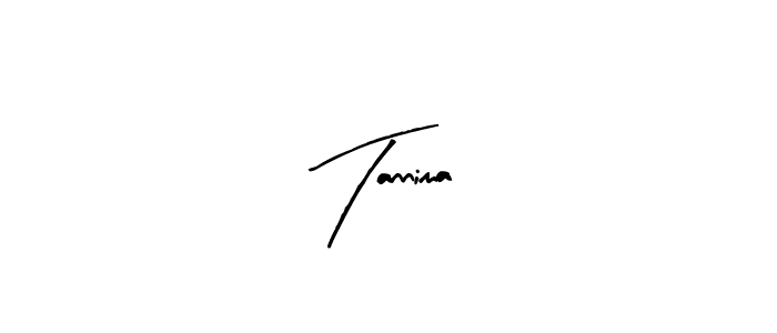 Use a signature maker to create a handwritten signature online. With this signature software, you can design (Arty Signature) your own signature for name Tannima. Tannima signature style 8 images and pictures png