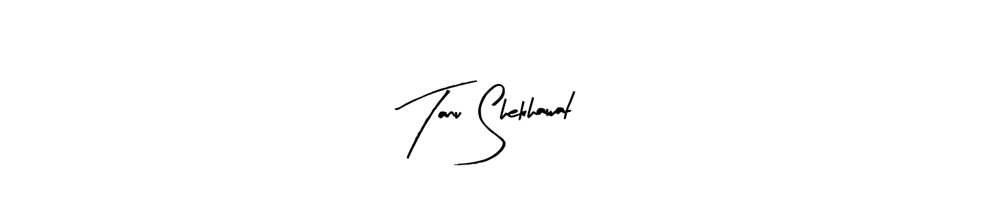 Similarly Arty Signature is the best handwritten signature design. Signature creator online .You can use it as an online autograph creator for name Tanu Shekhawat. Tanu Shekhawat signature style 8 images and pictures png