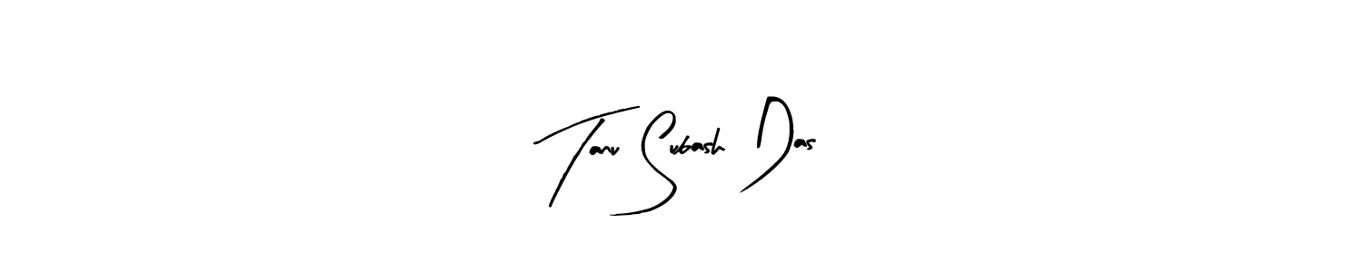 Also we have Tanu Subash Das name is the best signature style. Create professional handwritten signature collection using Arty Signature autograph style. Tanu Subash Das signature style 8 images and pictures png