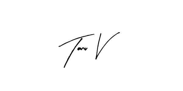 Once you've used our free online signature maker to create your best signature Arty Signature style, it's time to enjoy all of the benefits that Tanu V name signing documents. Tanu V signature style 8 images and pictures png