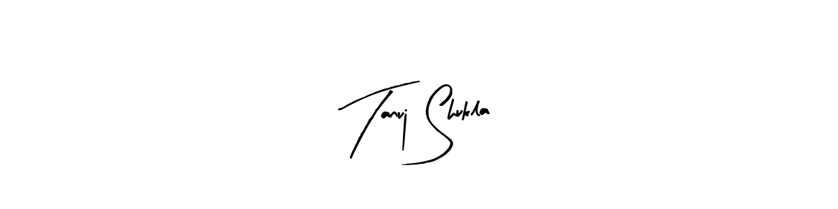 The best way (Arty Signature) to make a short signature is to pick only two or three words in your name. The name Tanuj Shukla include a total of six letters. For converting this name. Tanuj Shukla signature style 8 images and pictures png