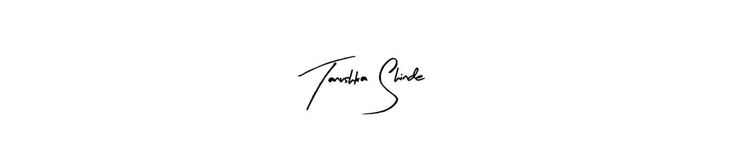 Also we have Tanushka Shinde name is the best signature style. Create professional handwritten signature collection using Arty Signature autograph style. Tanushka Shinde signature style 8 images and pictures png