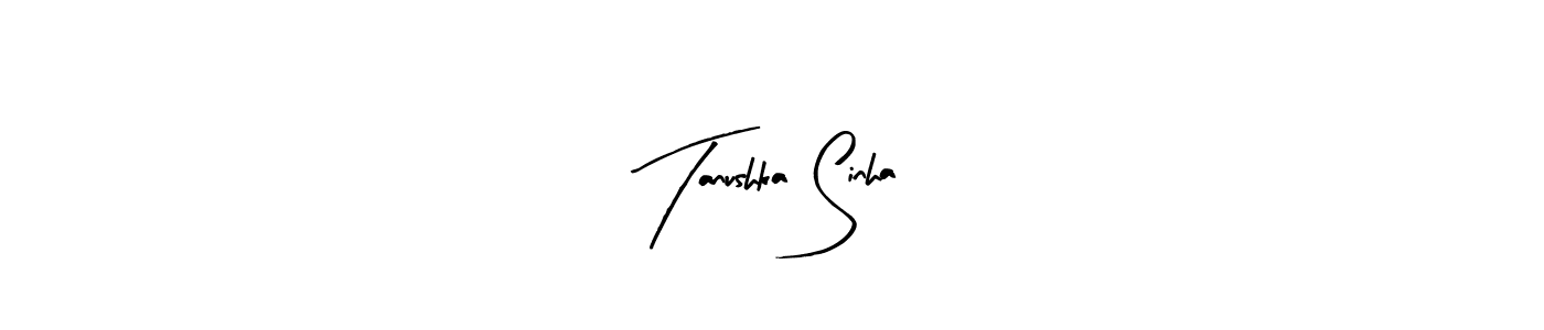 Also we have Tanushka Sinha name is the best signature style. Create professional handwritten signature collection using Arty Signature autograph style. Tanushka Sinha signature style 8 images and pictures png