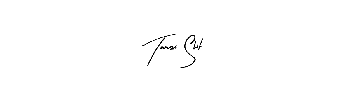 Similarly Arty Signature is the best handwritten signature design. Signature creator online .You can use it as an online autograph creator for name Tanusri Shit. Tanusri Shit signature style 8 images and pictures png