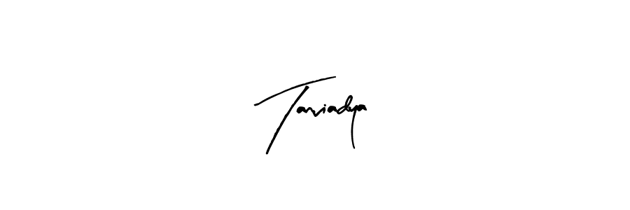 Similarly Arty Signature is the best handwritten signature design. Signature creator online .You can use it as an online autograph creator for name Tanviadya. Tanviadya signature style 8 images and pictures png