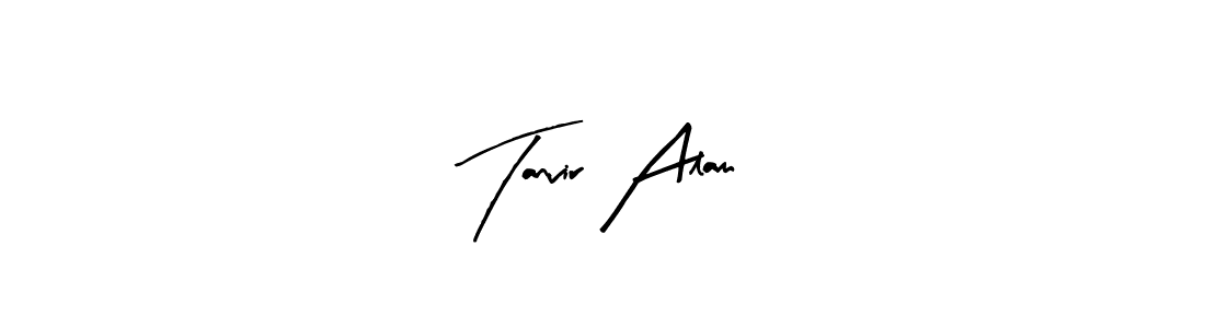 Arty Signature is a professional signature style that is perfect for those who want to add a touch of class to their signature. It is also a great choice for those who want to make their signature more unique. Get Tanvir Alam name to fancy signature for free. Tanvir Alam signature style 8 images and pictures png