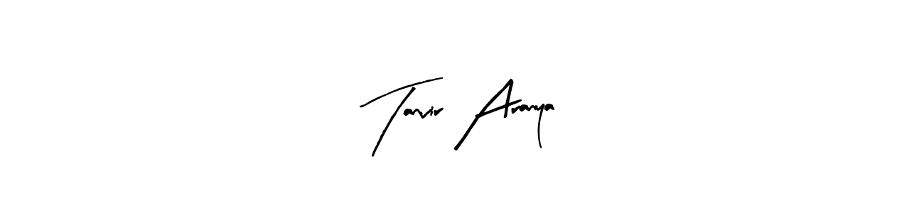 Make a beautiful signature design for name Tanvir Aranya. Use this online signature maker to create a handwritten signature for free. Tanvir Aranya signature style 8 images and pictures png