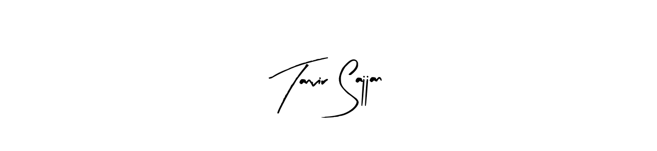 if you are searching for the best signature style for your name Tanvir Sajjan. so please give up your signature search. here we have designed multiple signature styles  using Arty Signature. Tanvir Sajjan signature style 8 images and pictures png