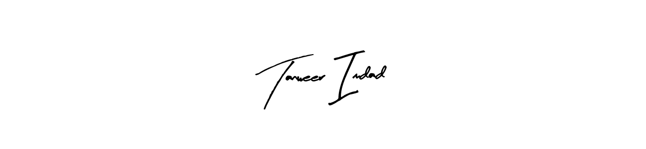 Tanweer Imdad stylish signature style. Best Handwritten Sign (Arty Signature) for my name. Handwritten Signature Collection Ideas for my name Tanweer Imdad. Tanweer Imdad signature style 8 images and pictures png