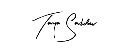 Transform the name Tanya Sachdev into a signature masterpiece using Arty Signature font. Ideal for photographers, artists, and creators looking for watermarks. Tanya Sachdev signature style 8 images and pictures png