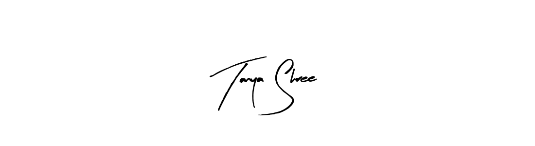 Arty Signature is a professional signature style that is perfect for those who want to add a touch of class to their signature. It is also a great choice for those who want to make their signature more unique. Get Tanya Shree name to fancy signature for free. Tanya Shree signature style 8 images and pictures png