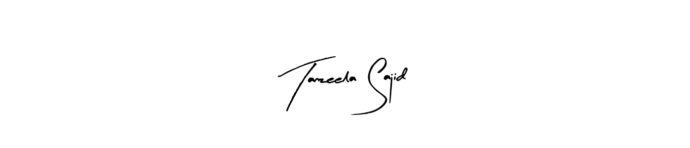 How to Draw Tanzeela Sajid signature style? Arty Signature is a latest design signature styles for name Tanzeela Sajid. Tanzeela Sajid signature style 8 images and pictures png