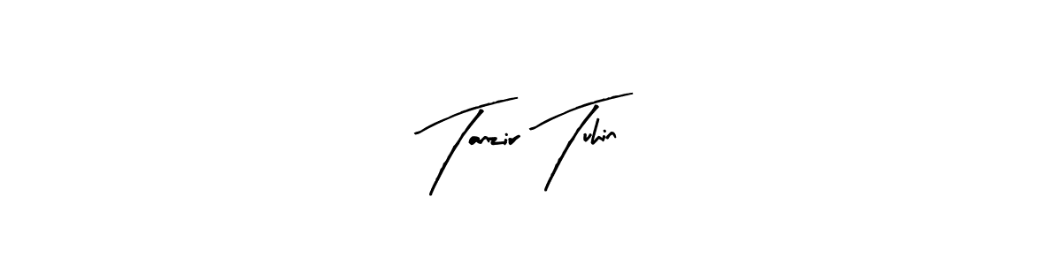 This is the best signature style for the Tanzir Tuhin name. Also you like these signature font (Arty Signature). Mix name signature. Tanzir Tuhin signature style 8 images and pictures png