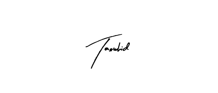 Also You can easily find your signature by using the search form. We will create Taowhid name handwritten signature images for you free of cost using Arty Signature sign style. Taowhid signature style 8 images and pictures png