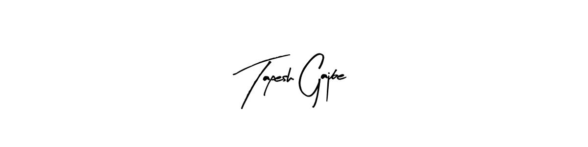 Make a beautiful signature design for name Tapesh Gajbe. With this signature (Arty Signature) style, you can create a handwritten signature for free. Tapesh Gajbe signature style 8 images and pictures png