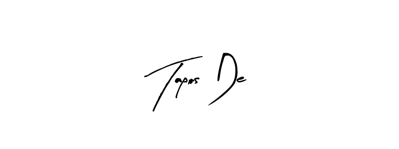 How to make Tapos De name signature. Use Arty Signature style for creating short signs online. This is the latest handwritten sign. Tapos De signature style 8 images and pictures png