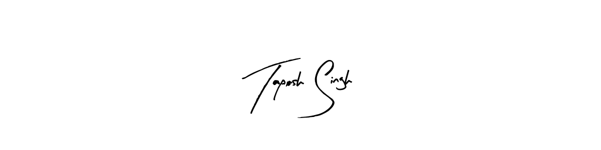 You should practise on your own different ways (Arty Signature) to write your name (Taposh Singh) in signature. don't let someone else do it for you. Taposh Singh signature style 8 images and pictures png