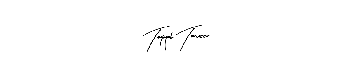 You should practise on your own different ways (Arty Signature) to write your name (Taqiyah Tanveer) in signature. don't let someone else do it for you. Taqiyah Tanveer signature style 8 images and pictures png